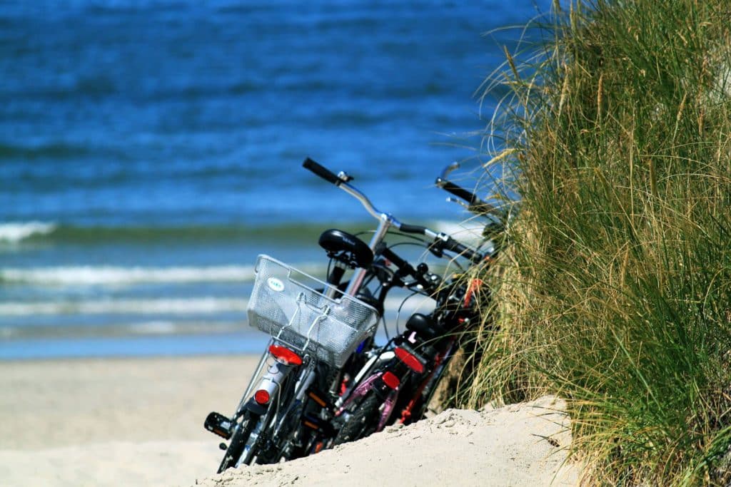 Ferienhaus Küstenzauber Ostsee Kalifornien Rad fahren