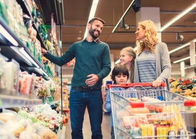 Supermarkt – gut sortiert, in 800 m, weitere in Schönberg